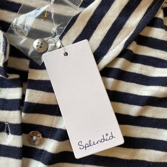 NWT Splendid striped knit shirt - Picture 6 of 8